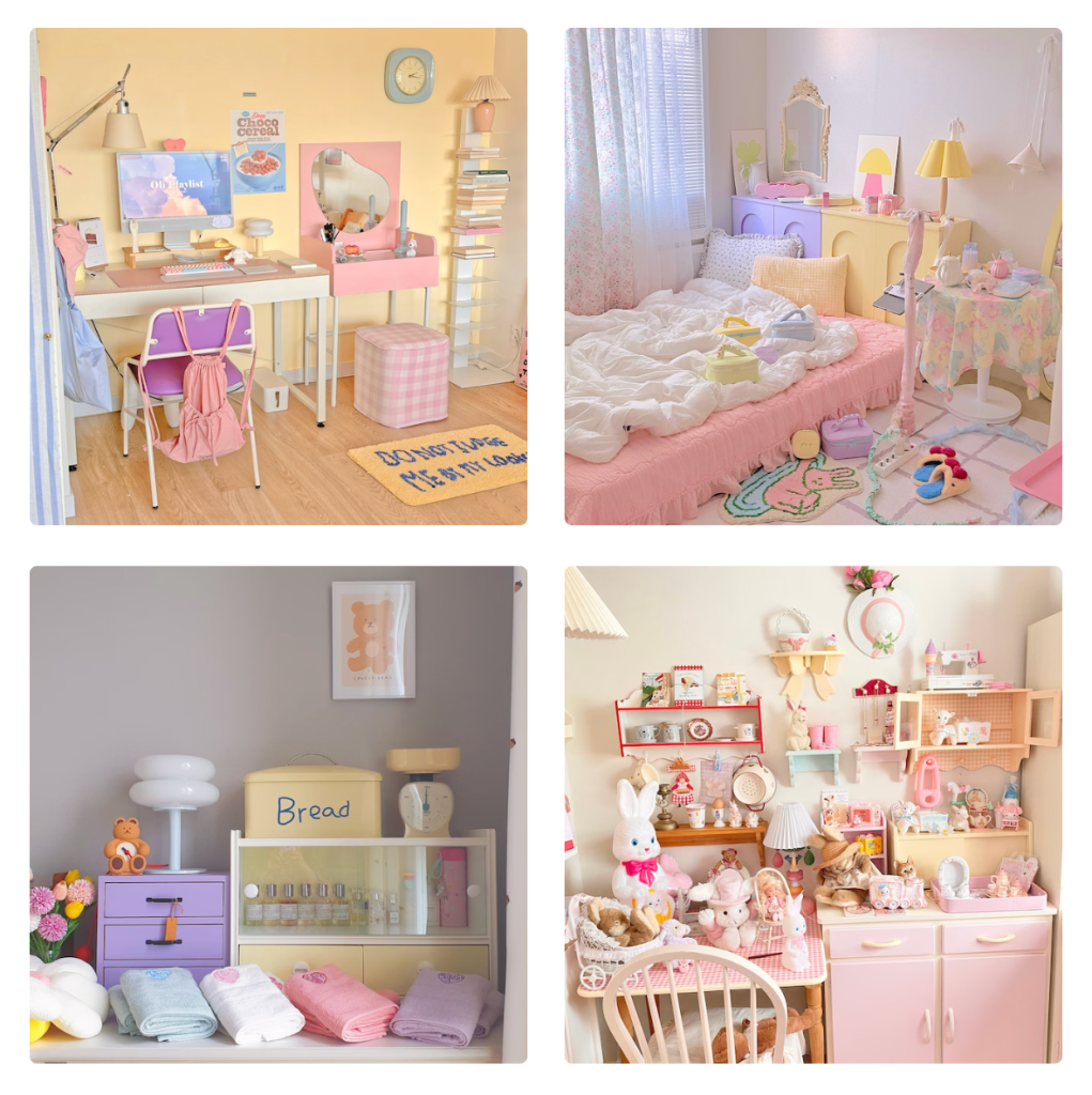 파스텔톤 인테리어